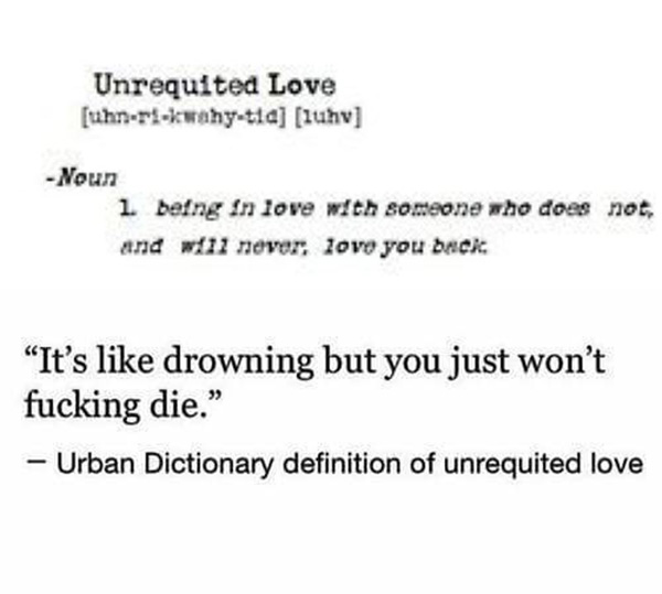 examples of unrequited love in literature